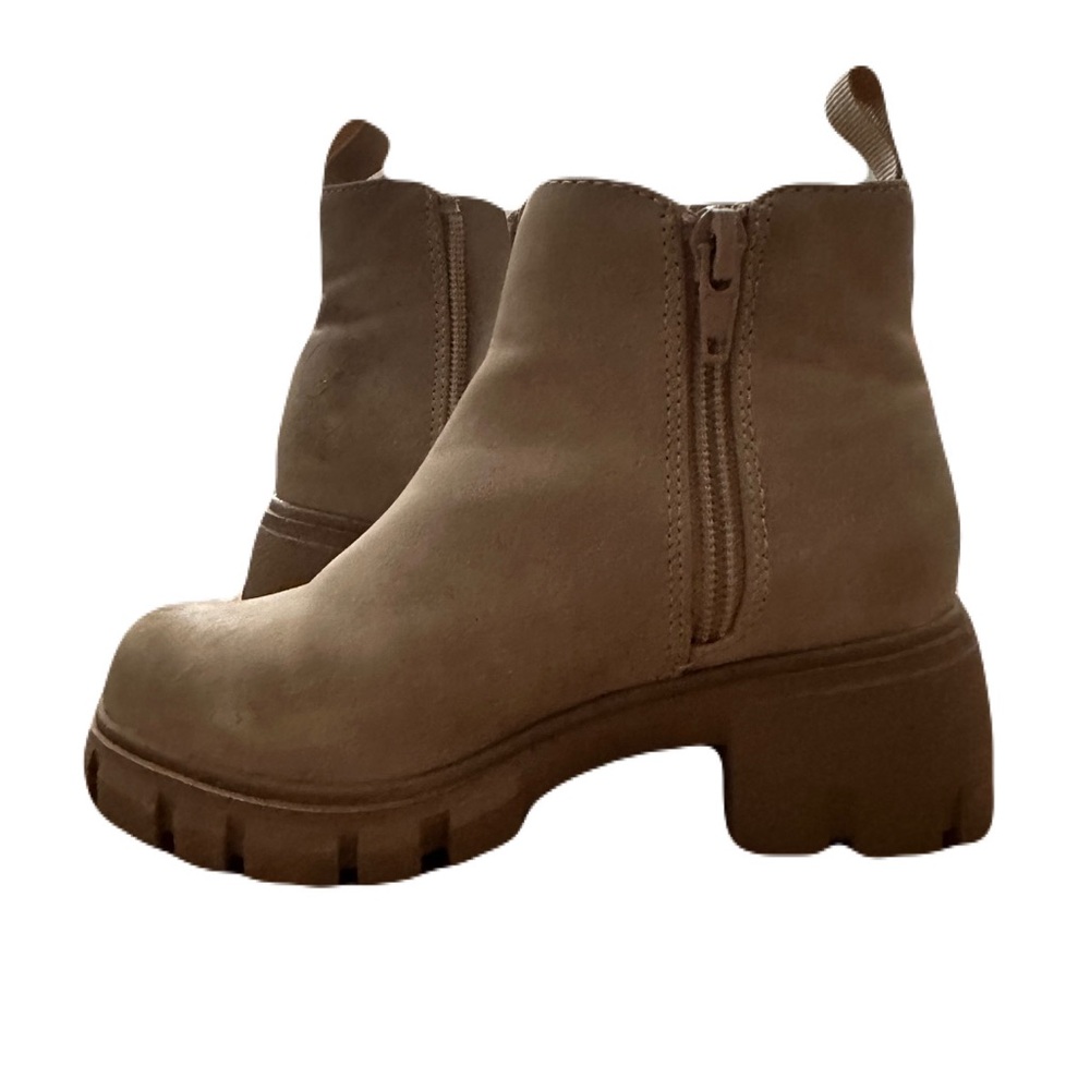 Toddler/little girl’s faux suede side zipper boots
